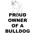 Bulldog Proud Owner - Women's V-Neck T-Shirt