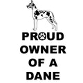 Spotted Great Dane Proud Owner - Women's V-Neck T-Shirt