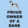Spotted Great Dane Proud Owner - Adult Unisex T-Shirt