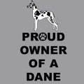 Spotted Great Dane Proud Owner - Adult Unisex Hoodie Sweatshirt