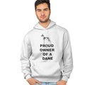 Spotted Great Dane Proud Owner - Adult Unisex Hoodie Sweatshirt