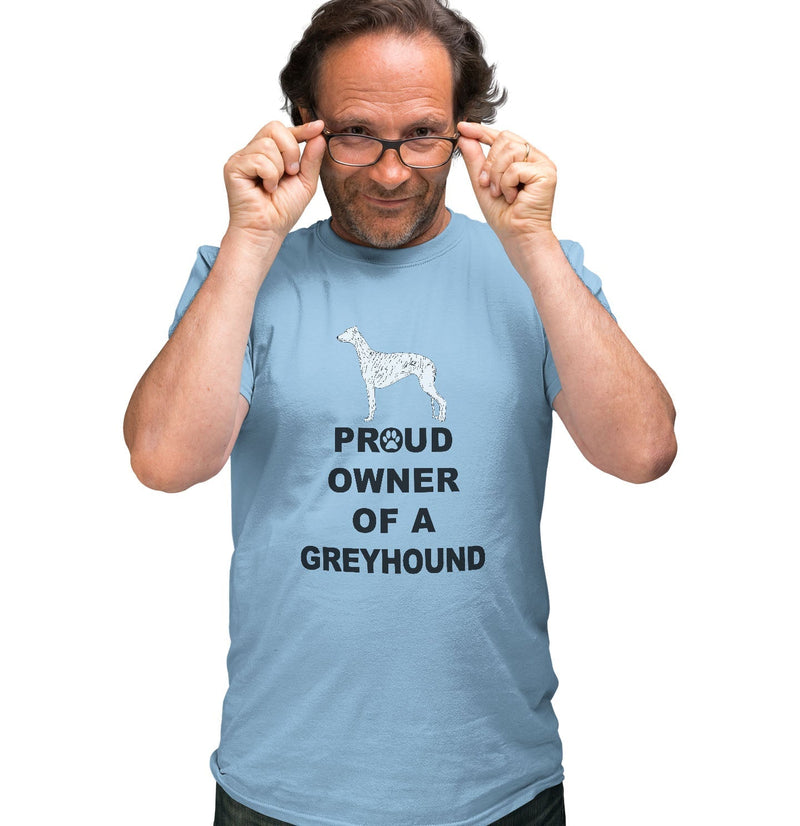 Greyhound Proud Owner - Adult Unisex T-Shirt