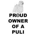 White Puli Proud Owner - Adult Unisex T-Shirt