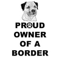 Border Terrier Proud Owner - Women's V-Neck T-Shirt
