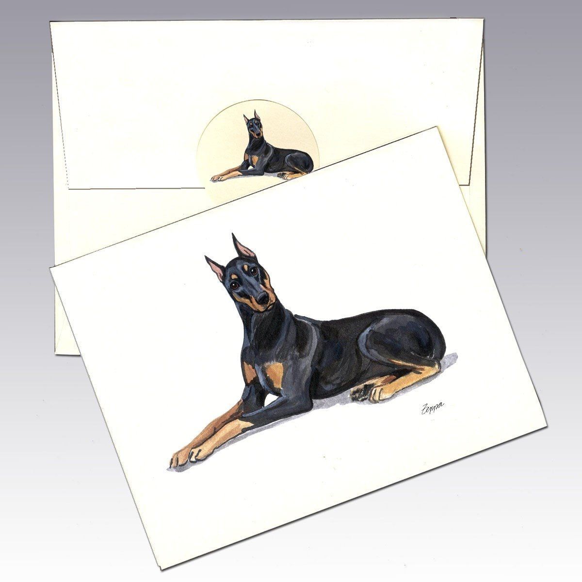 Doberman Pinscher Note Cards | AKC Shop