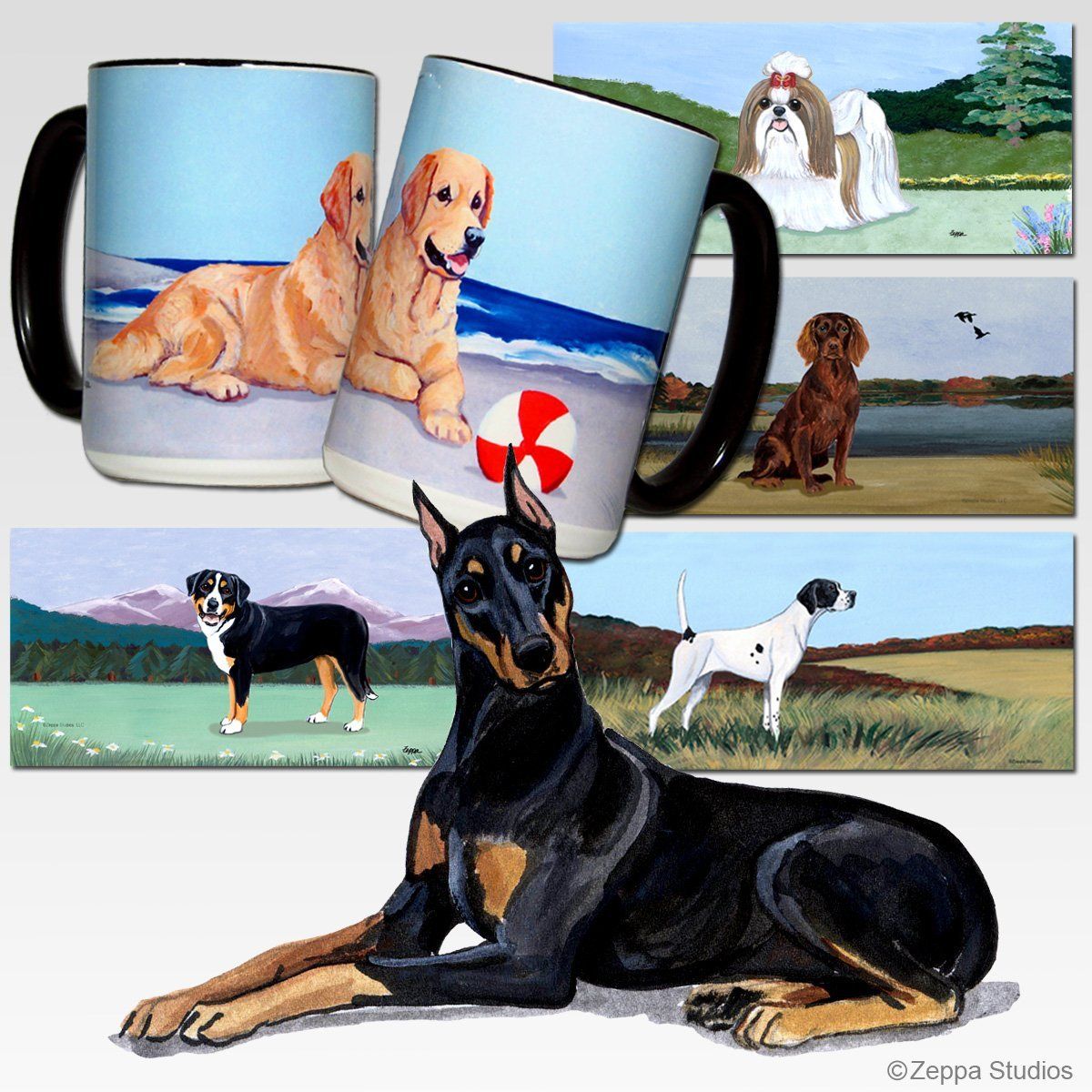 Doberman shop coffee mug