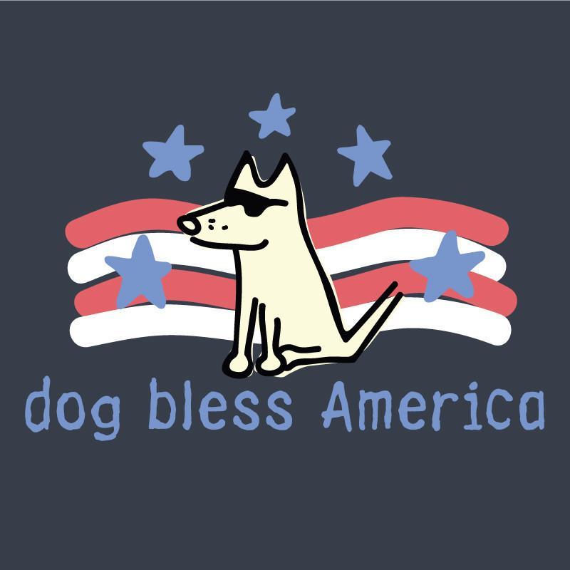 dog bless america garment dyed classic t-shirt