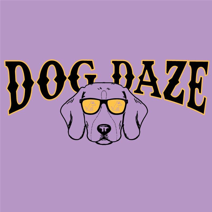 Dog Daze - Beagle - Ladies T-Shirt V-Neck