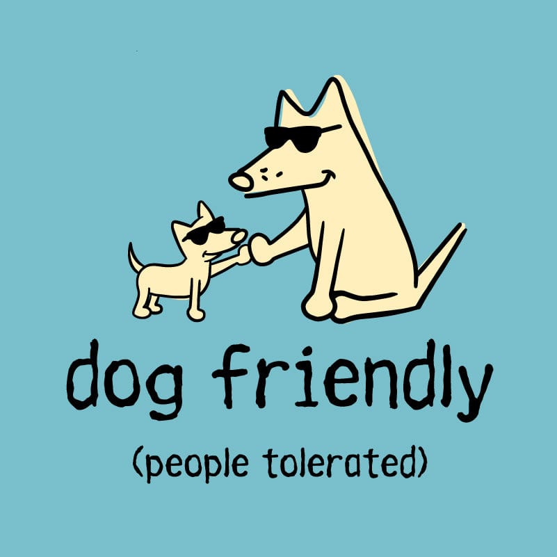 Dog Friendly People Tolerated - Classic Long-Sleeve T-Shirt