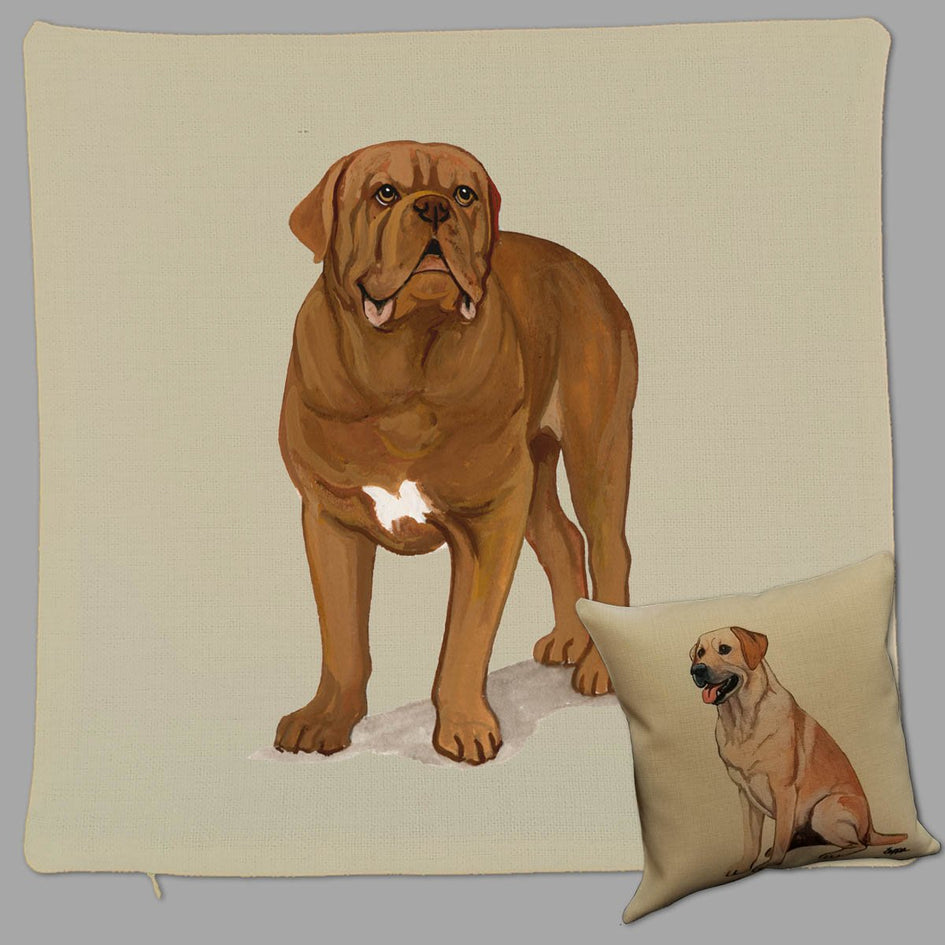 Dogue de Bordeaux Pillow Cover