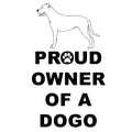 Dogo Argentino Proud Owner - Adult Unisex Hoodie Sweatshirt