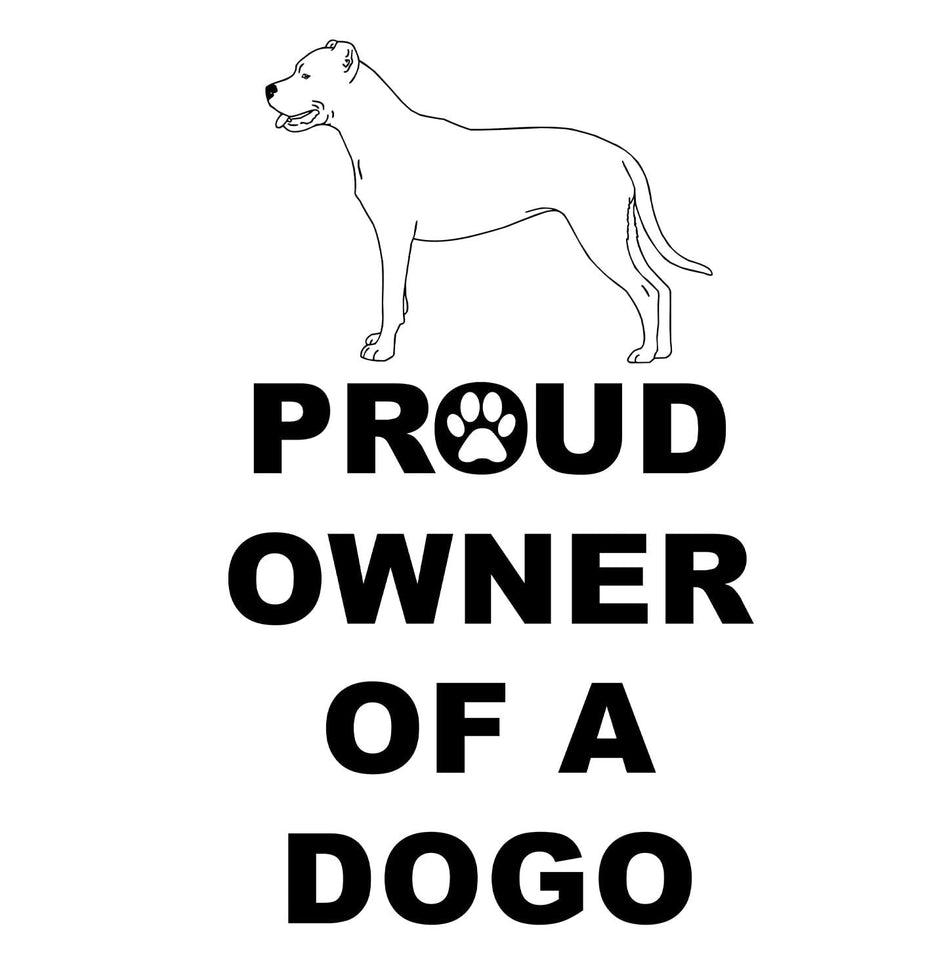 Dogo Argentino Proud Owner - Adult Unisex Hoodie Sweatshirt