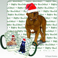Dogue de Bordeaux Holiday Mug