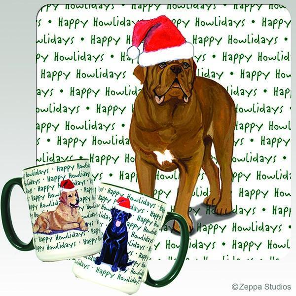 Dogue de Bordeaux Holiday Mug