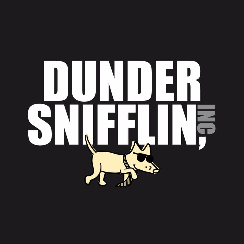 Dunder Snifflin - Ladies Curvy V-Neck Tee