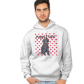 Black Labrador Retriever Puppy Love - Adult Unisex Hoodie Sweatshirt