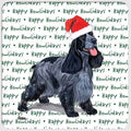 English Cocker Spaniel "Happy Howlidays" Coaster