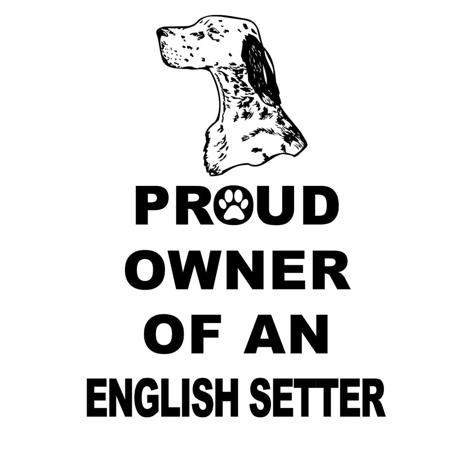 English Setter Proud Owner - Women's V-Neck T-Shirt