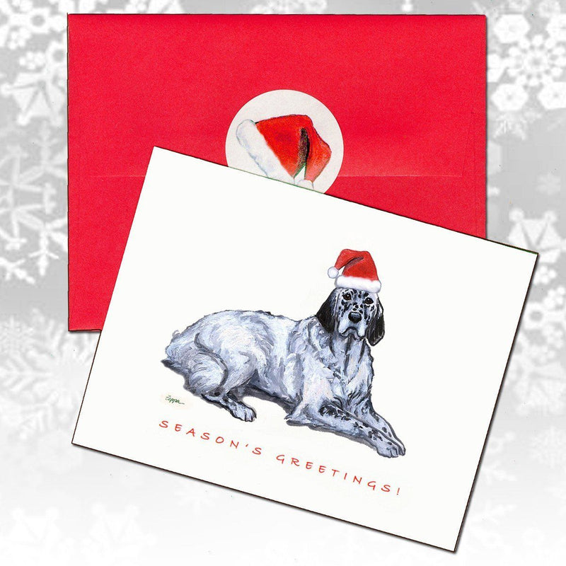 English Setter Christmas Note Cards