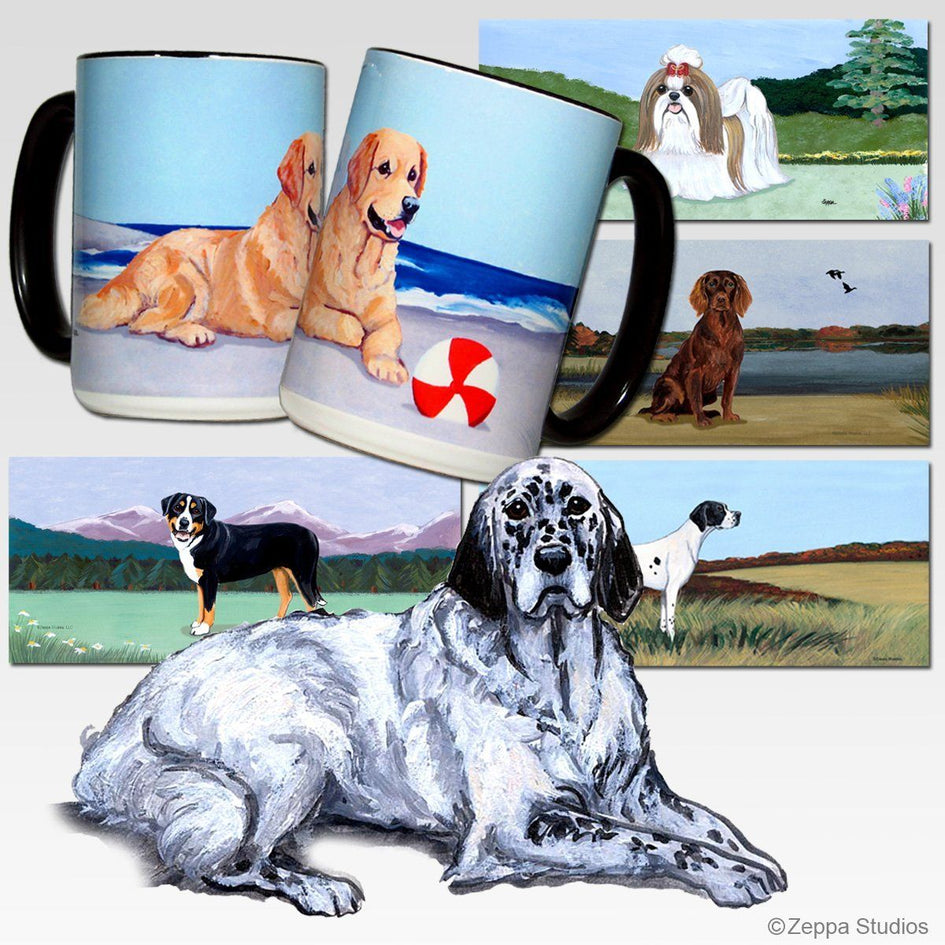 English Setter Scenic Mug