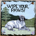 English Setter Slate Sign