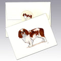 English Toy Spaniel, Blenheim Note Cards