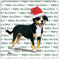 Entlebucher Mountain Dog "Happy Howlidays" Coaster