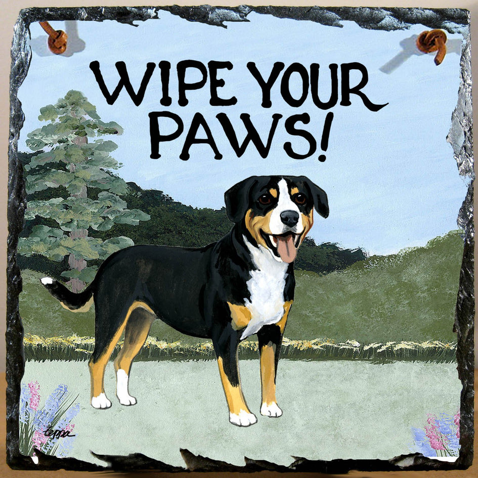 Entelbucher Mountain Dog Slate Sign