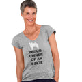 American Eskimo Dog Proud Owner - Women's V-Neck T-Shirt