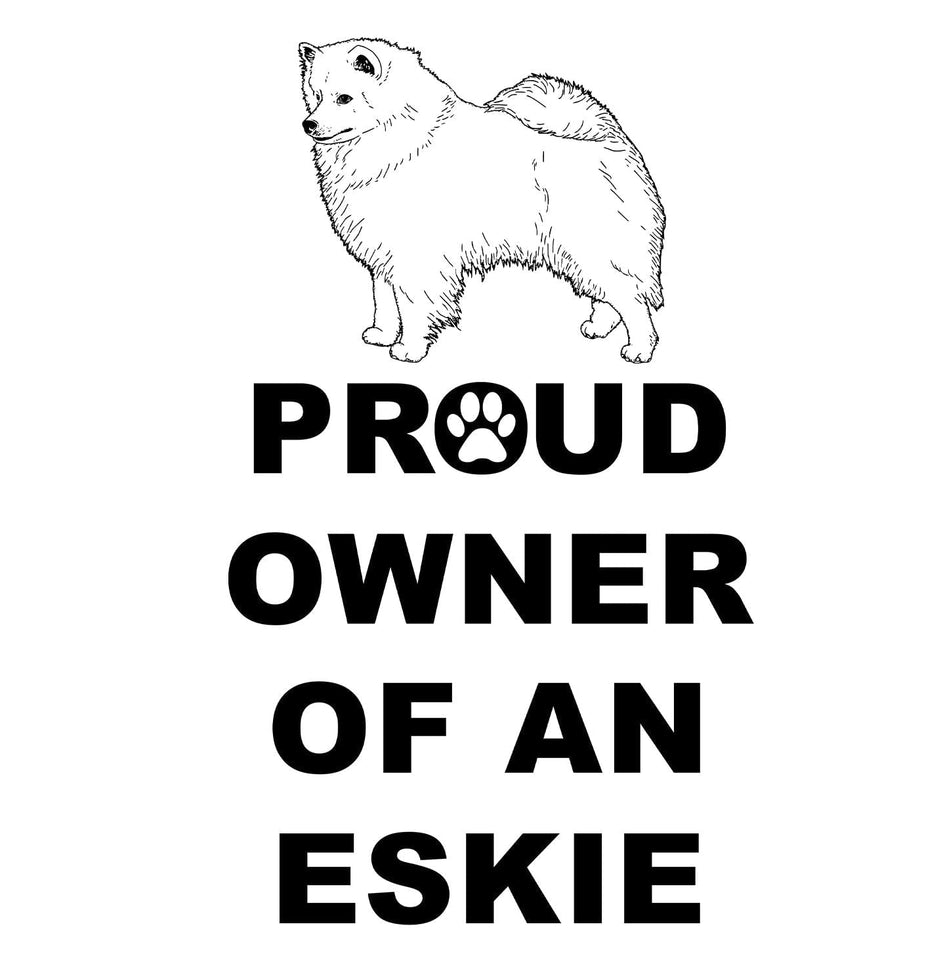 American Eskimo Dog Proud Owner - Women's V-Neck T-Shirt