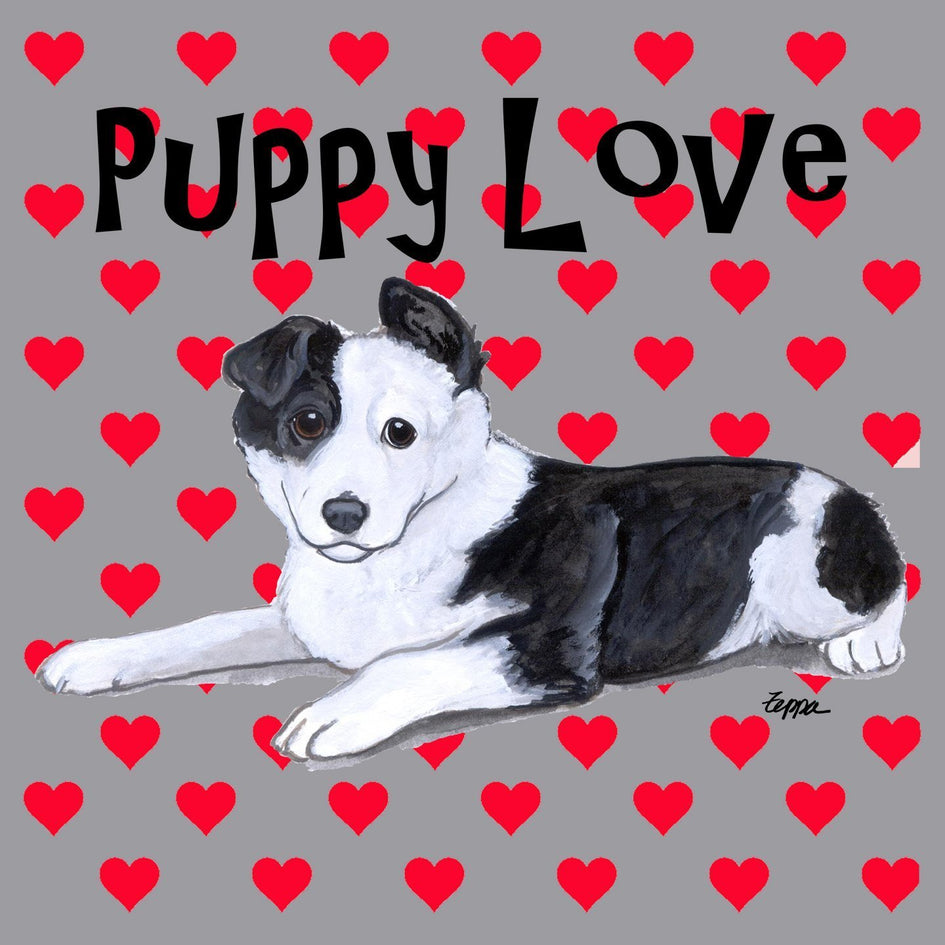 Border Collie Puppy Love - Adult Unisex Hoodie Sweatshirt
