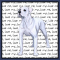 American Bulldog Love Text - Adult Unisex T-Shirt