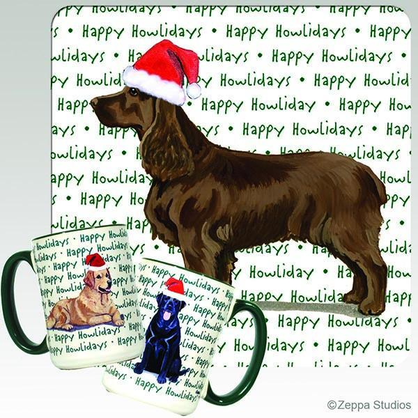 Field Spaniel Holiday Mug