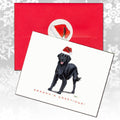 Flat-Coated Retriever Christmas Note Cards