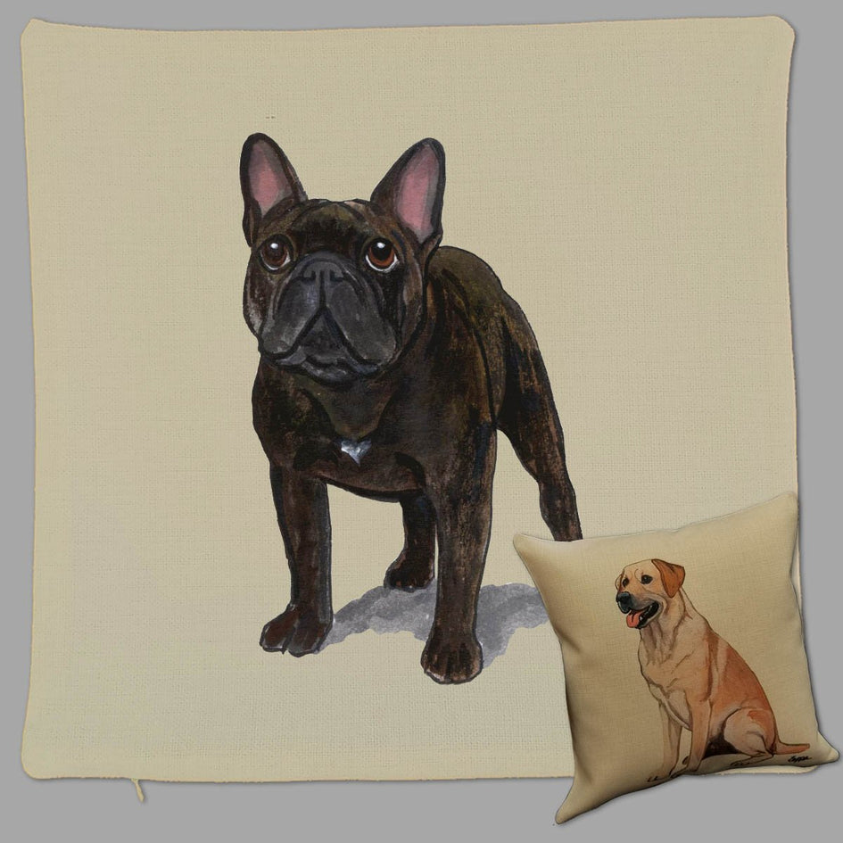 French Bulldog Pillow Cover