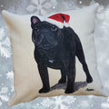French Bulldog Santa Pillow Cover