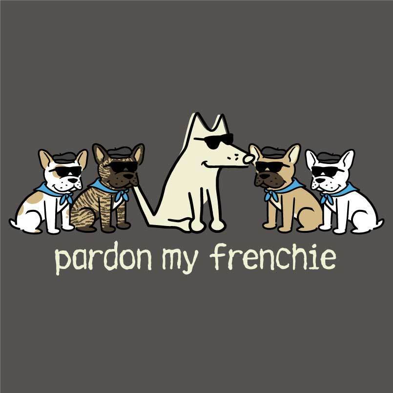 Pardon My Frenchie - Ladies T-Shirt V-Neck