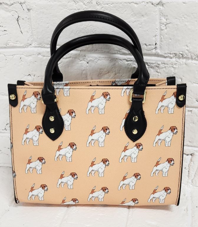 Russell Terrier Leather Purse