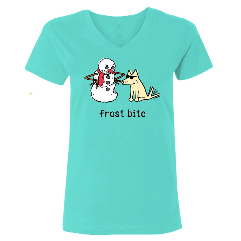 Frost Bite  - Ladies T-Shirt V-Neck