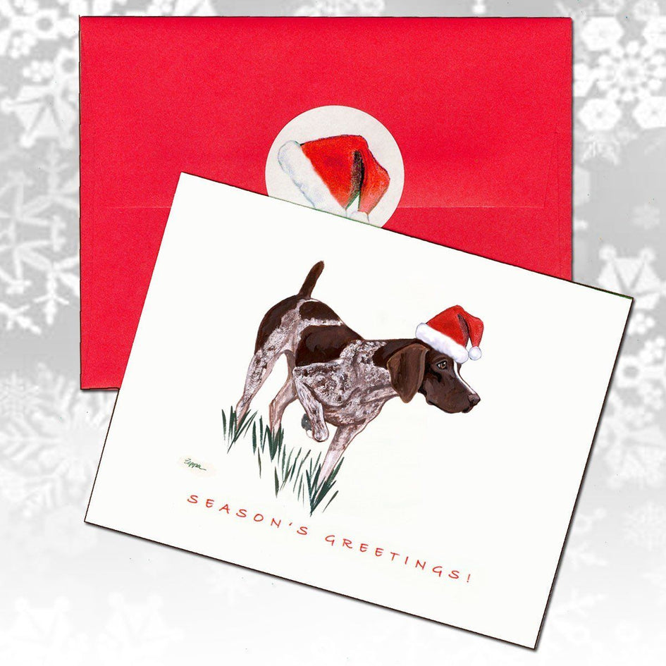 German Shorthaired Pointer Christmas Note Cards