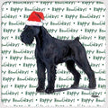 Giant Schnauzer "Happy Howlidays" Coaster