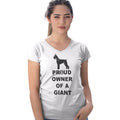 Giant Schnauzer Proud Owner - Women's V-Neck T-Shirt
