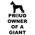 Giant Schnauzer Proud Owner - Women's V-Neck T-Shirt