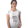 Glen of Imaal Terrier Proud Owner - Women's V-Neck T-Shirt