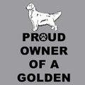 Golden Retriever Proud Owner - Women's V-Neck T-Shirt