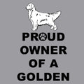 Golden Retriever Proud Owner - Adult Unisex Crewneck Sweatshirt