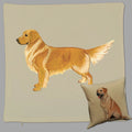 Golden Retriever Pillow Cover