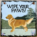 Golden Retriever Slate Sign