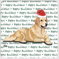 Golden Retriever "Happy Howlidays" Coaster