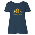 It’s Good To Be King  - Ladies Plus V-Neck Tee